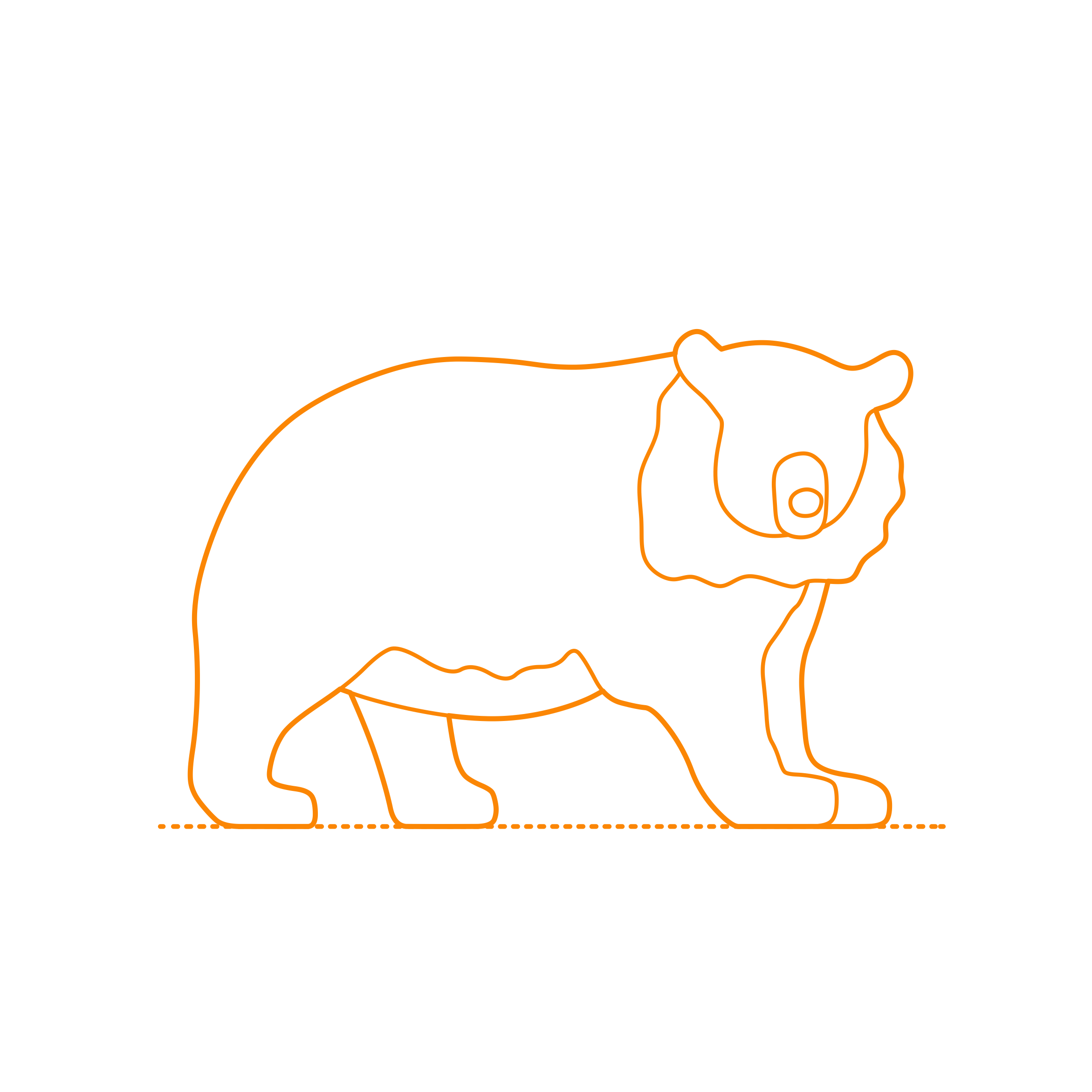 Animals Bears Asiatic Black Bear Silhouette Cutting Svg Files Free Vectors